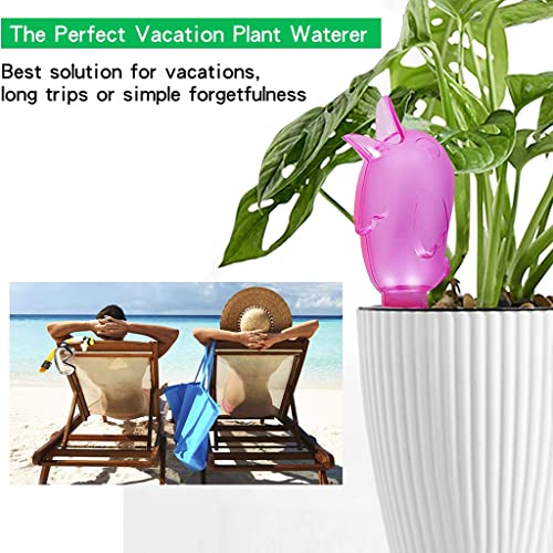 HASTHIP® 8PCS Drip Irrigation Kit for Pots Plant with Bottles Creative Ceramics Watering Device Automatic Gadget Garden Home Office Travel Vacation HASTHIP® 8PCS Drip Irrigation Kit for Pots Plant with Bottles Creative Ceramics Watering Device Automatic Gadget Garden Home Office Travel Vacation